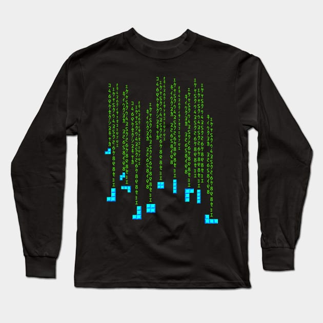 Tetrix Long Sleeve T-Shirt by Meta Cortex